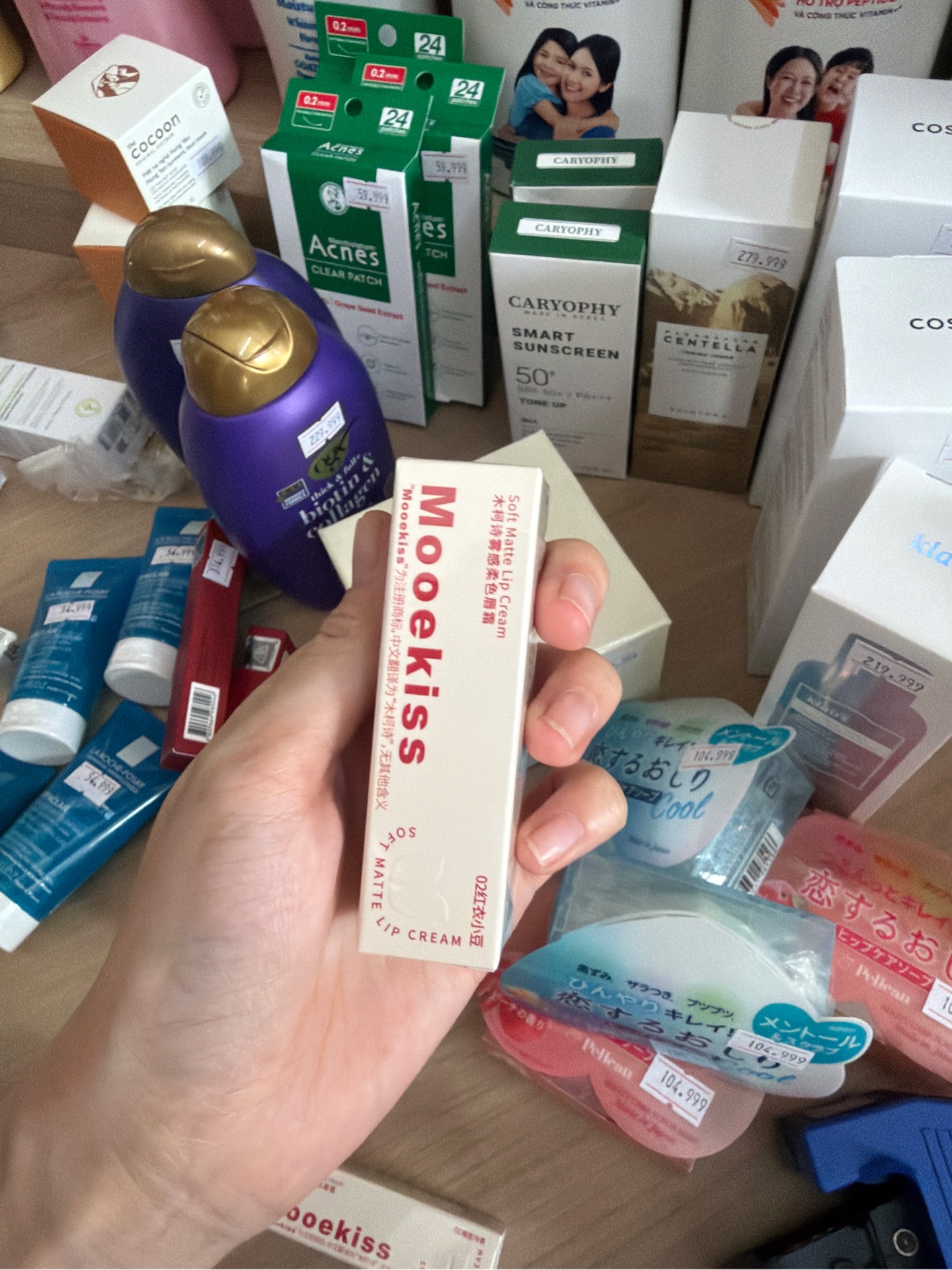 [02 Nắp Đỏ] Son Bùn Mooekiss