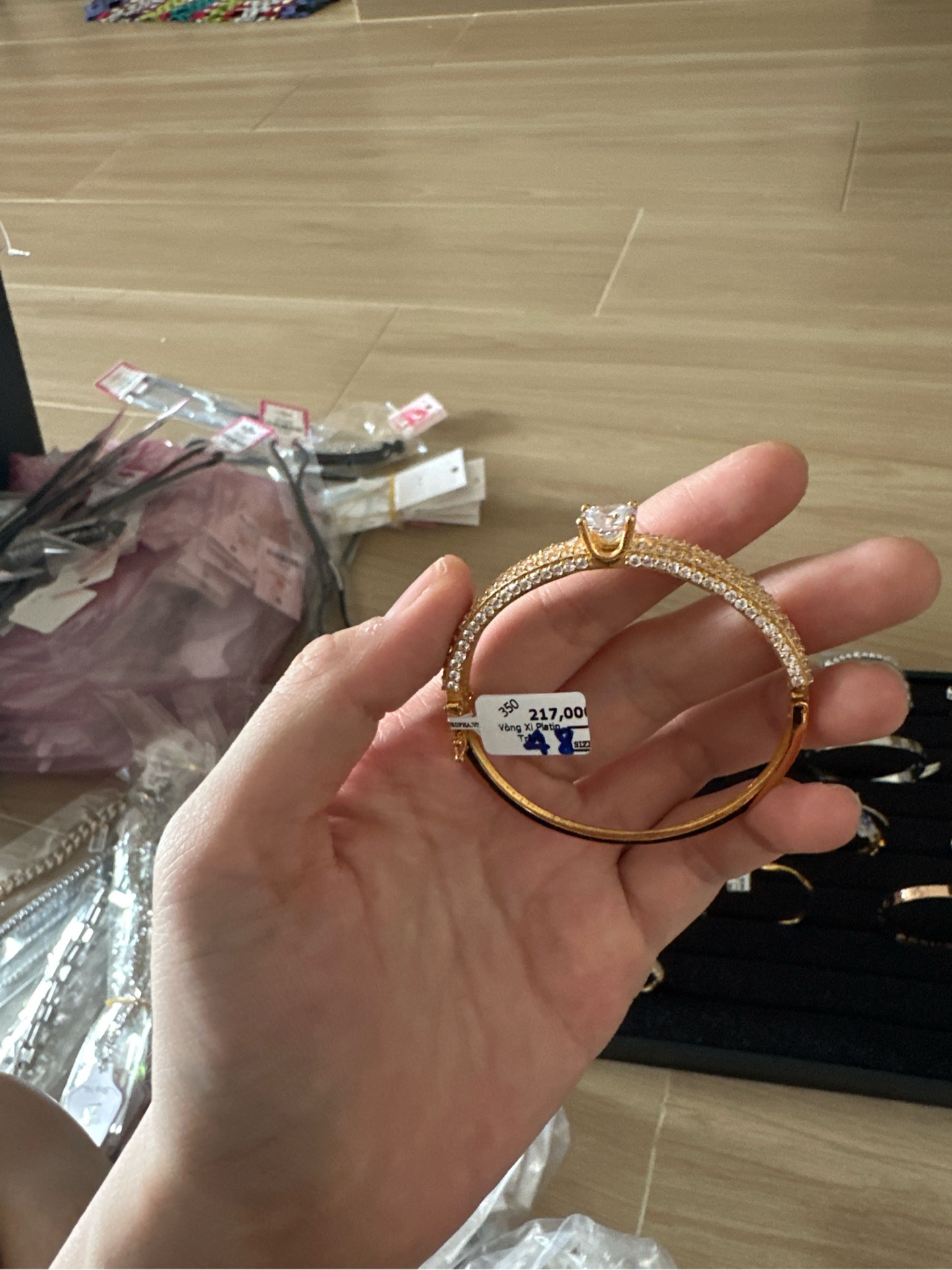 Vòng Xi Platin Vàng