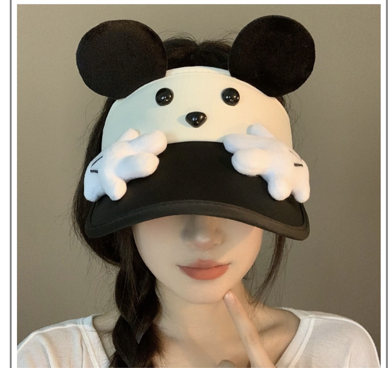 Mũ Lưỡi Trai Nửa Đầu Mickey