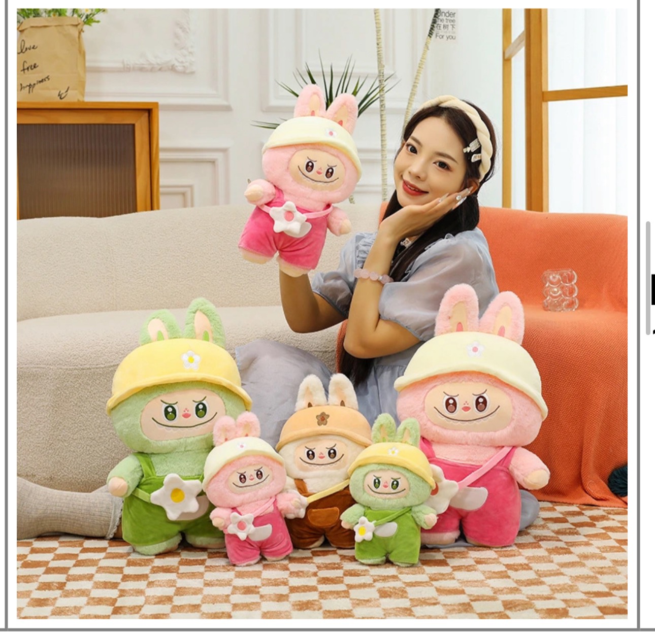 Gấu Labubu Hoa 35cm