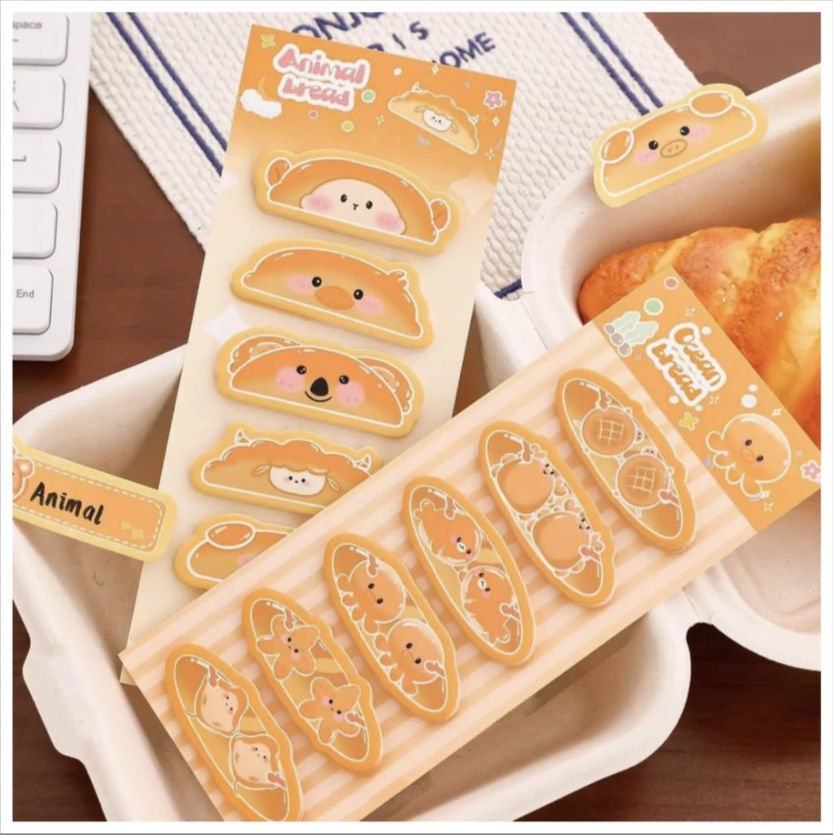 Giấy Note Mini Animal Bread