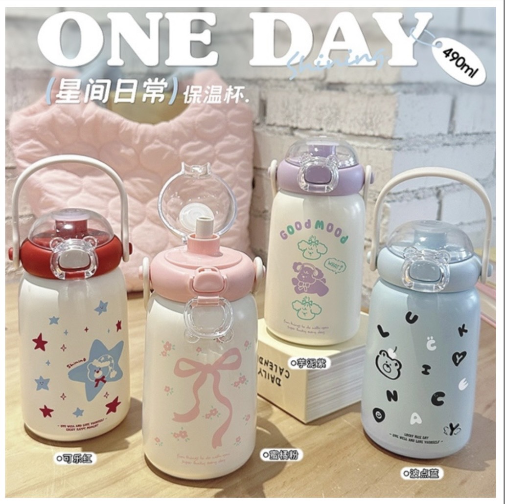 Bình Giữ Nhiệt One Day Nơ 490ml