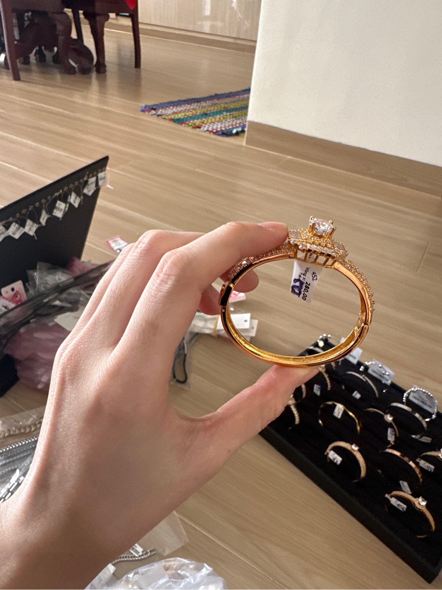 Vòng Xi Platin Vàng