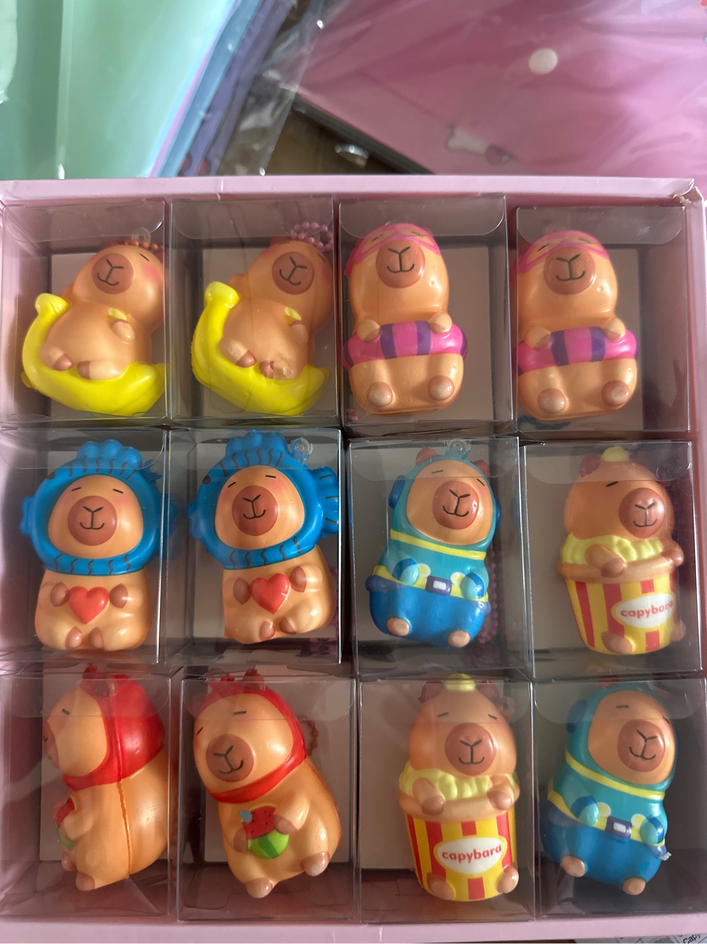 Móc Khoá Dây Bi Bóp Mềm Squishy (1 cái)