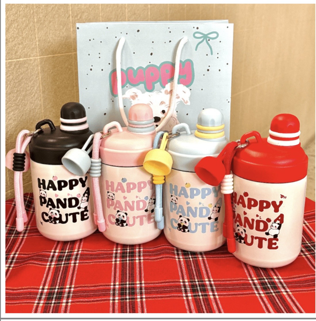 Bình Giữ Nhiệt Happy Panda Cute