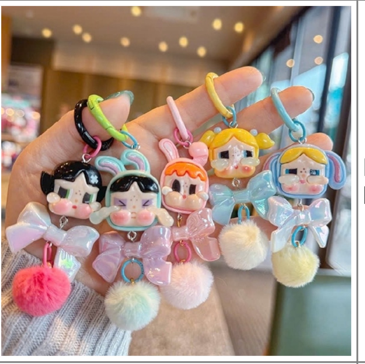 Móc Khoá Crybaby Cục Bông