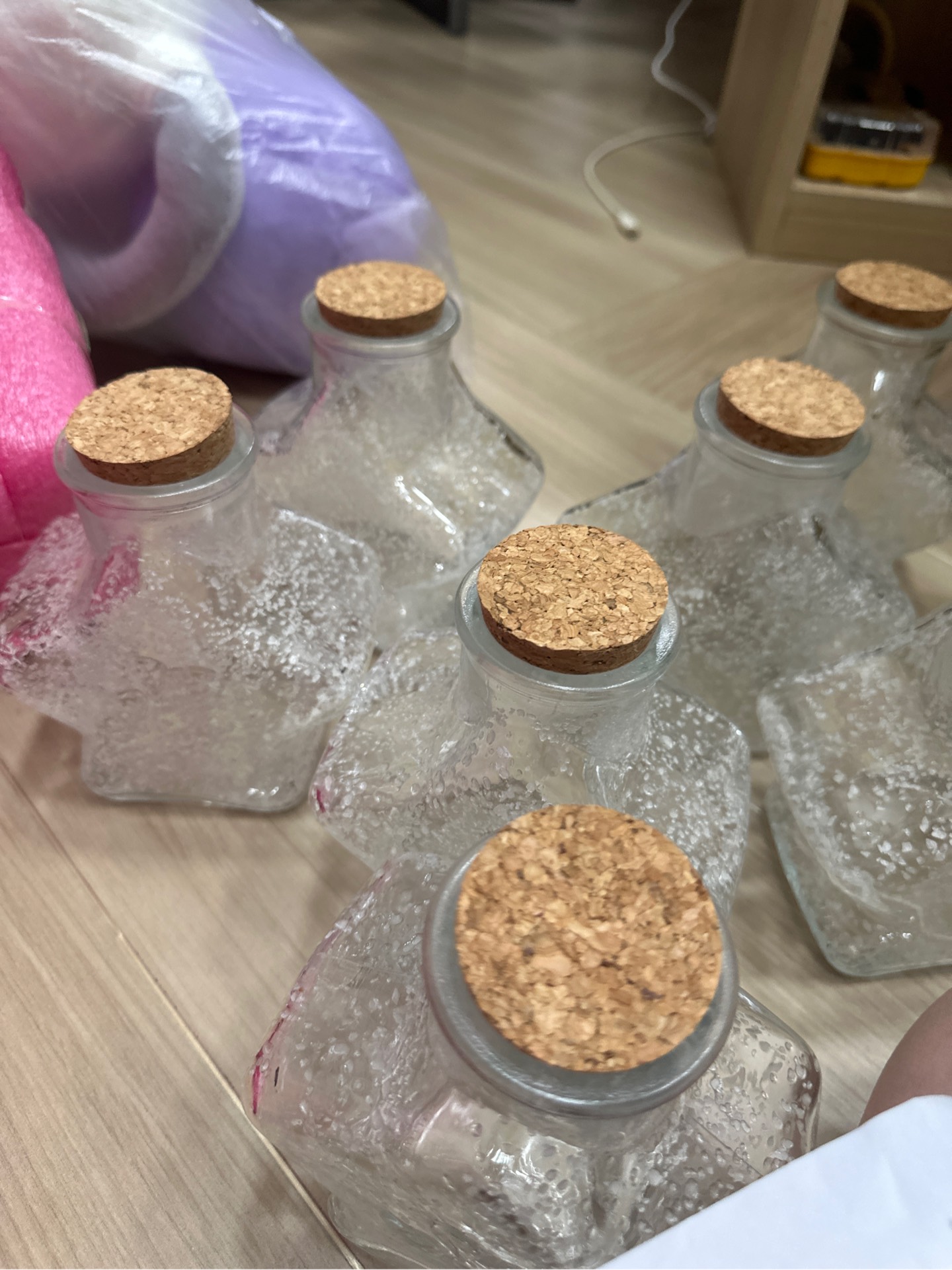 [13.5*11.5*9.5cm] Bình Đựng Sao Dạ Quang