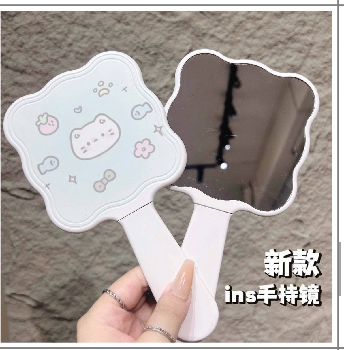 Gương Lược Cầm Tay 2in1