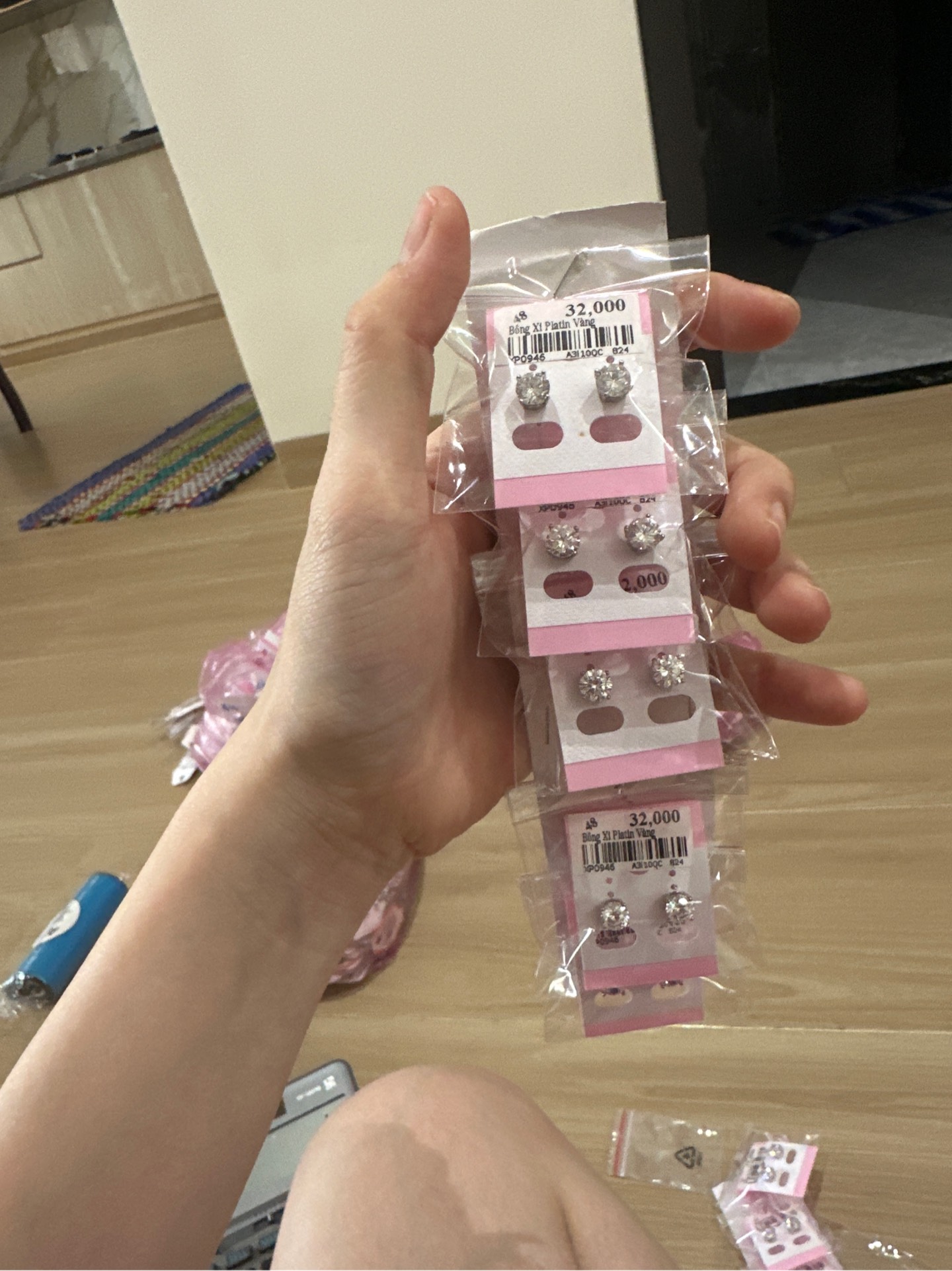 Bông Xi Platin Trắng