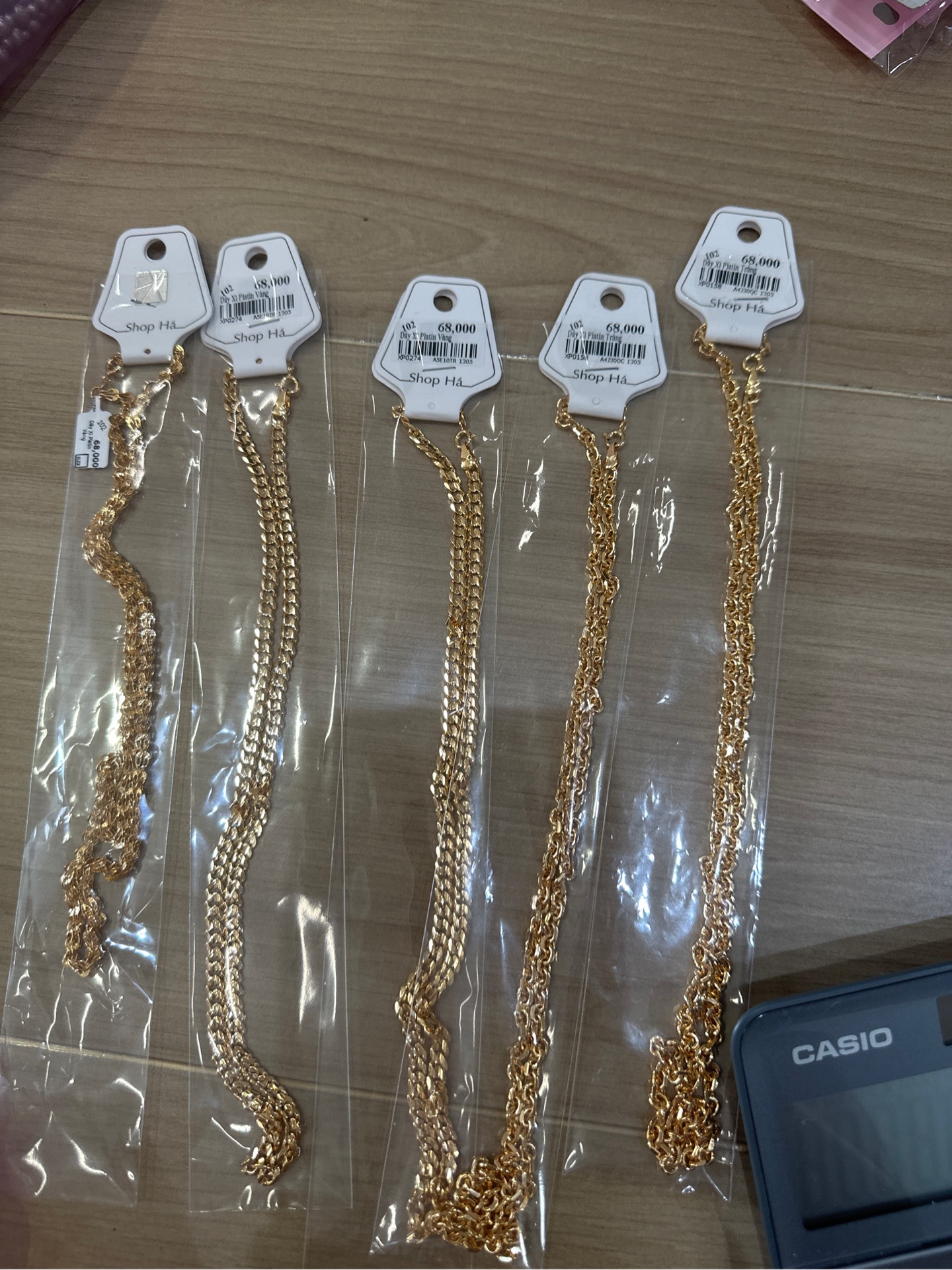 Dây Xi Platin Vàng