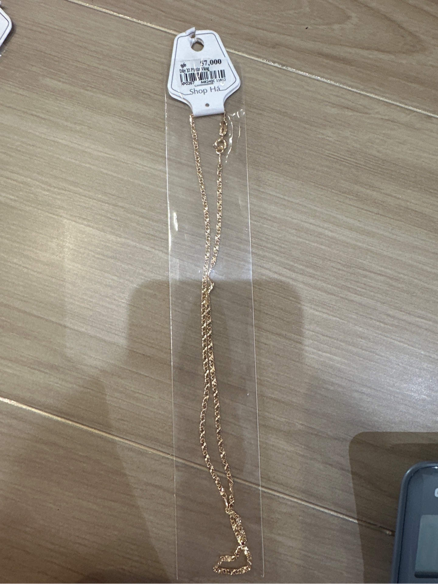 Dây Xi Platin Vàng