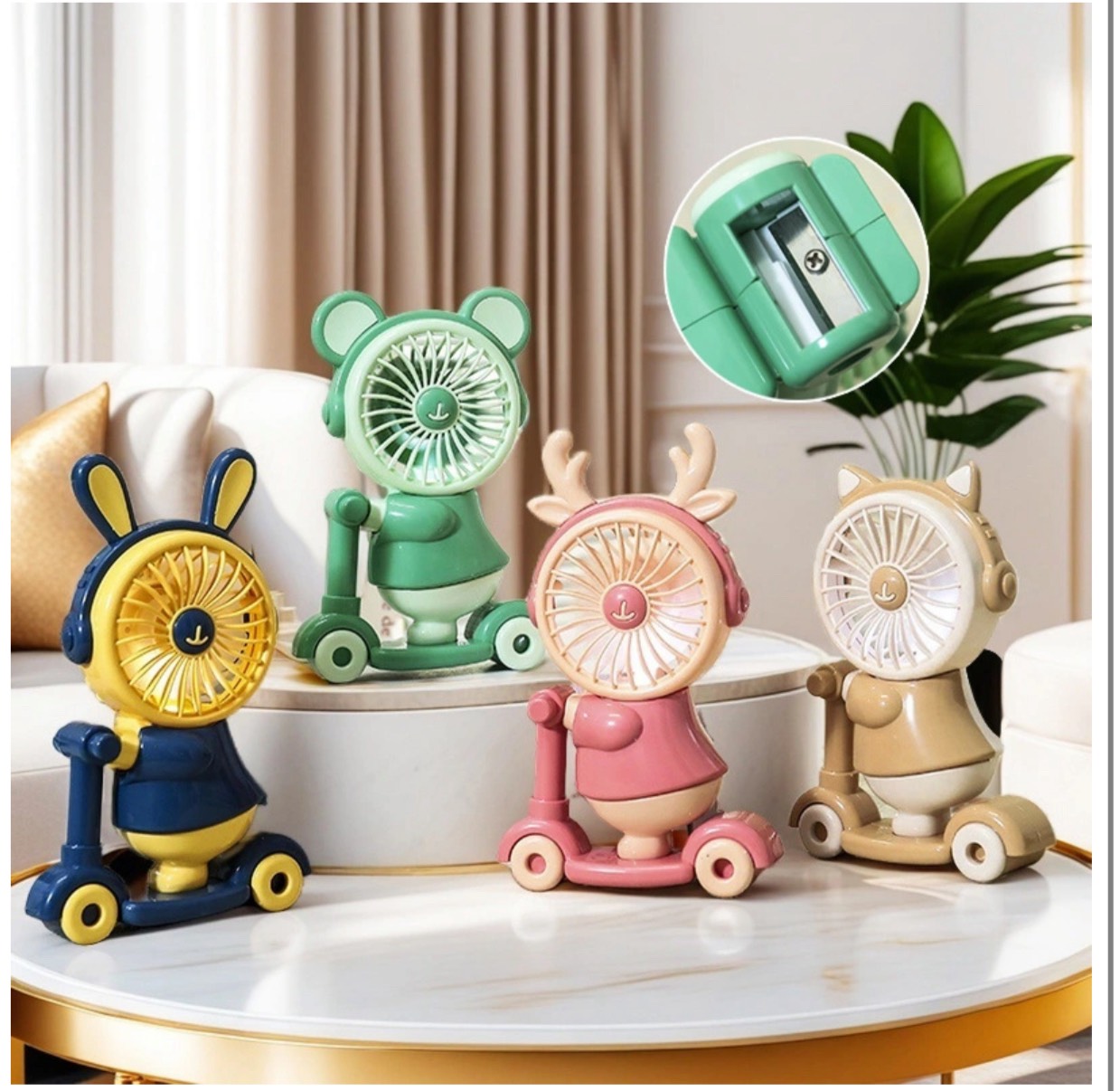 Quạt Đèn Thú Chơi Ván