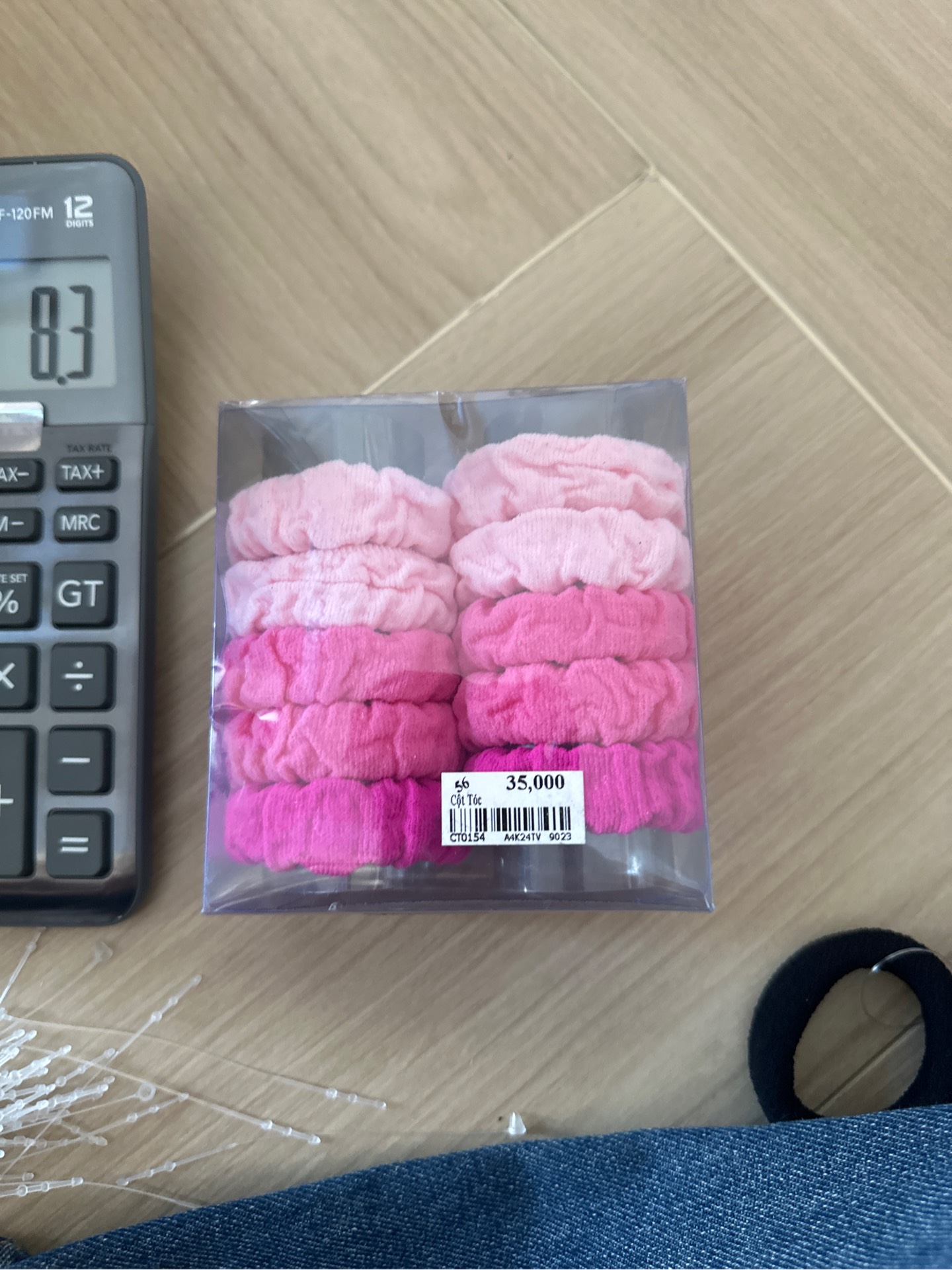 Set Cột Tóc Tone Hồng (2 Sợi)