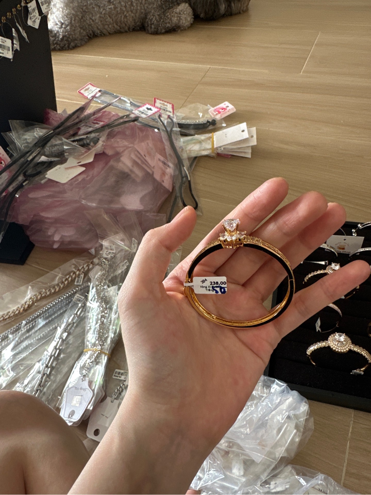 Vòng Xi Platin Vàng