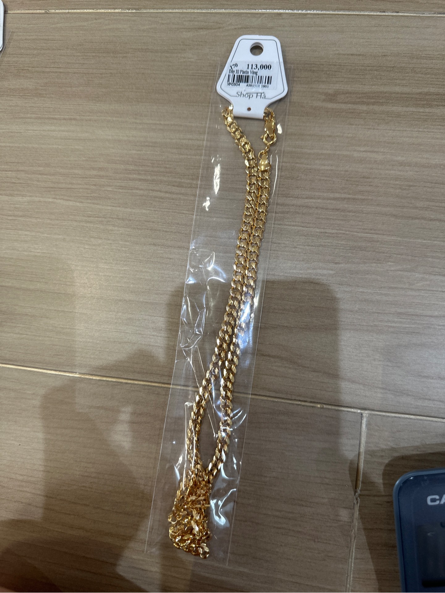 Dây Xi Platin Vàng