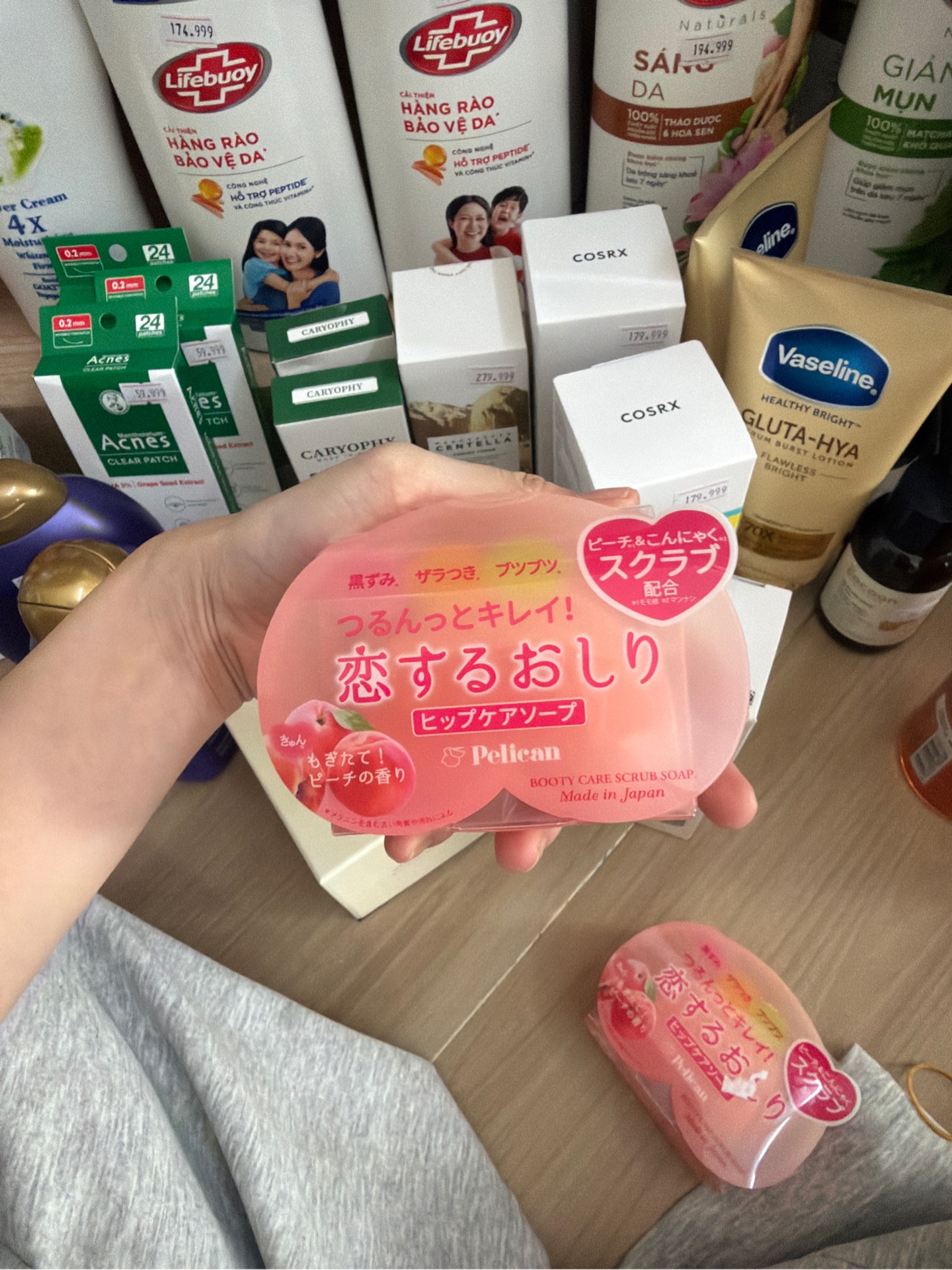 [80g Hương Đào] Soap Tắm Trị Thâm V3