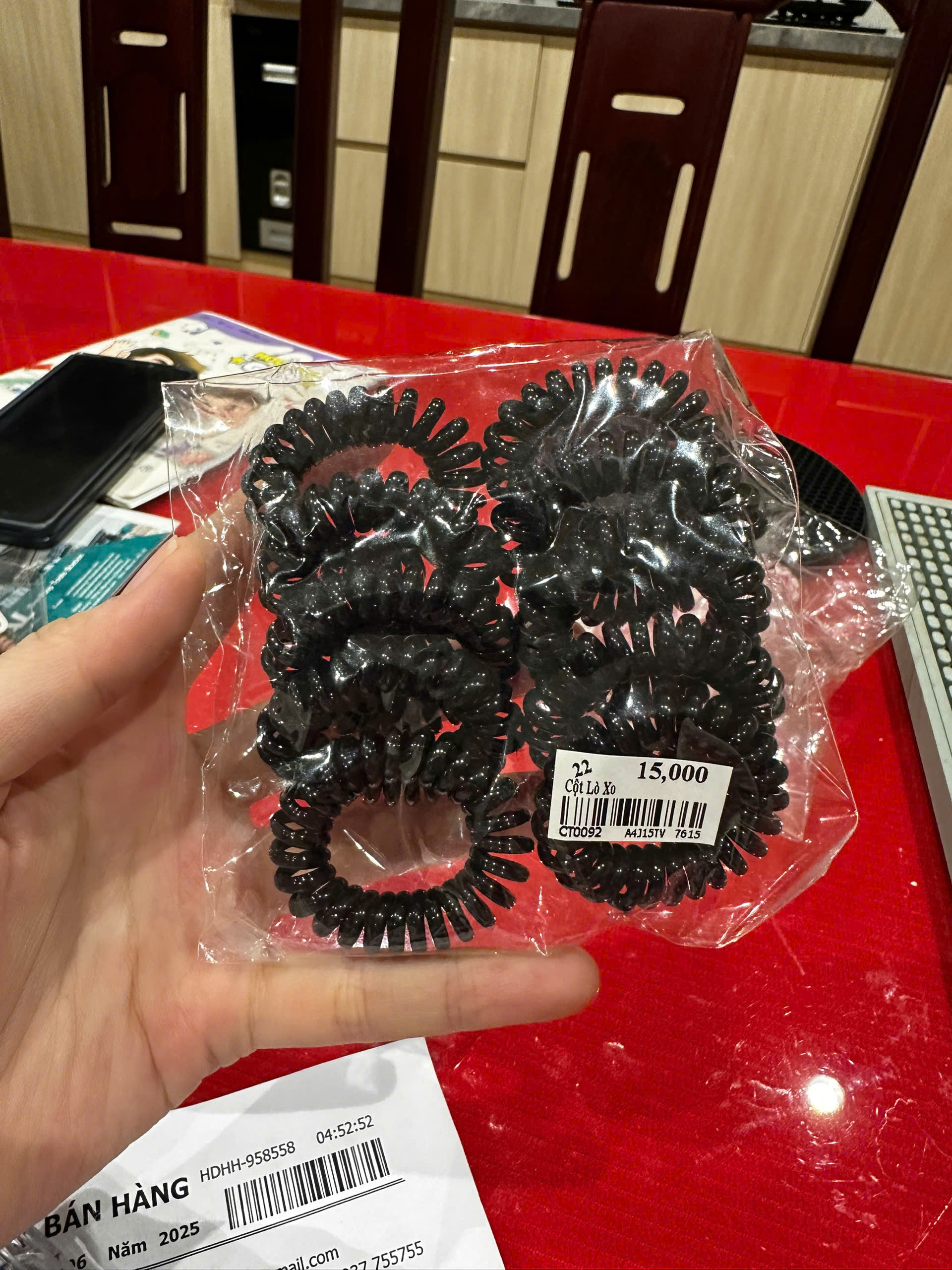 Cột Tóc Lò Xo Size Vừa (Set 10)