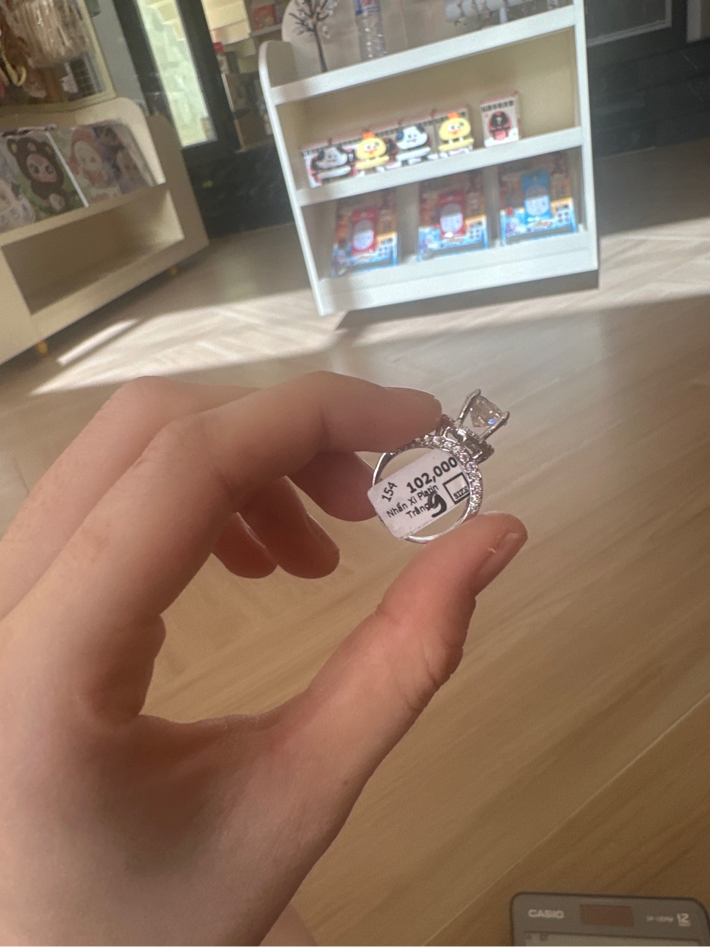 Nhẫn Xi Platin Trắng