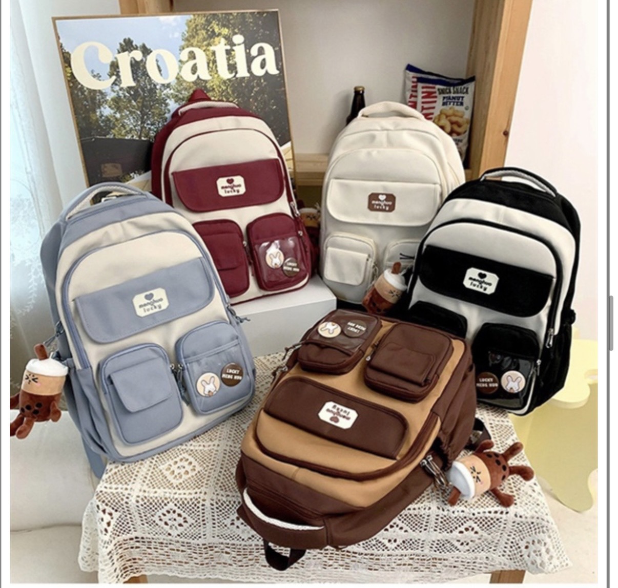 Balo Cao Cấp 2 Túi Hộp