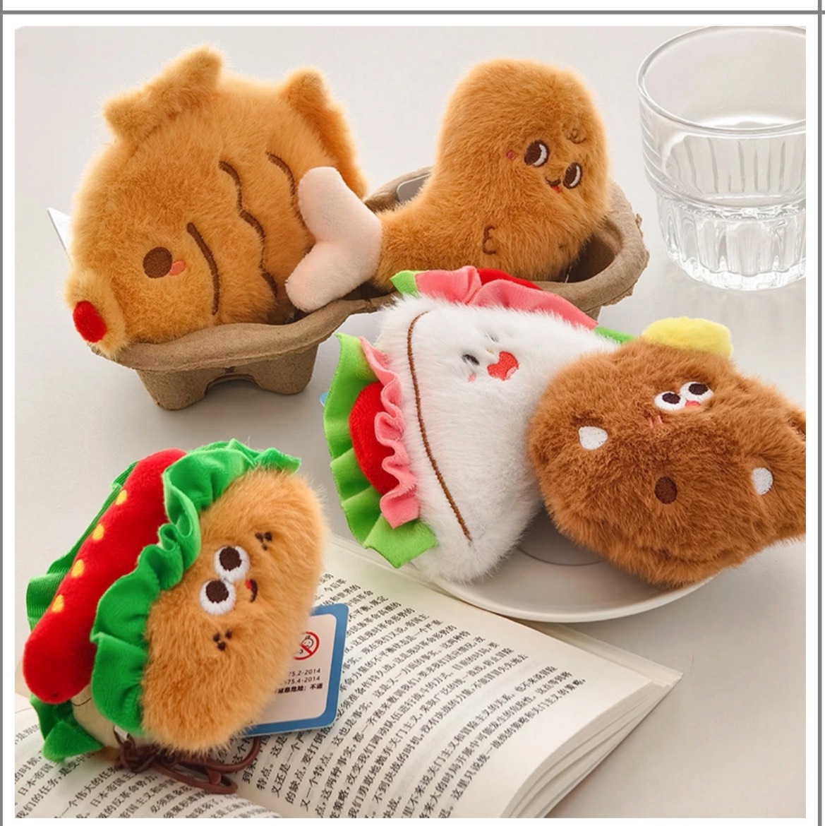 Móc Khoá Gấu Đồ Ăn