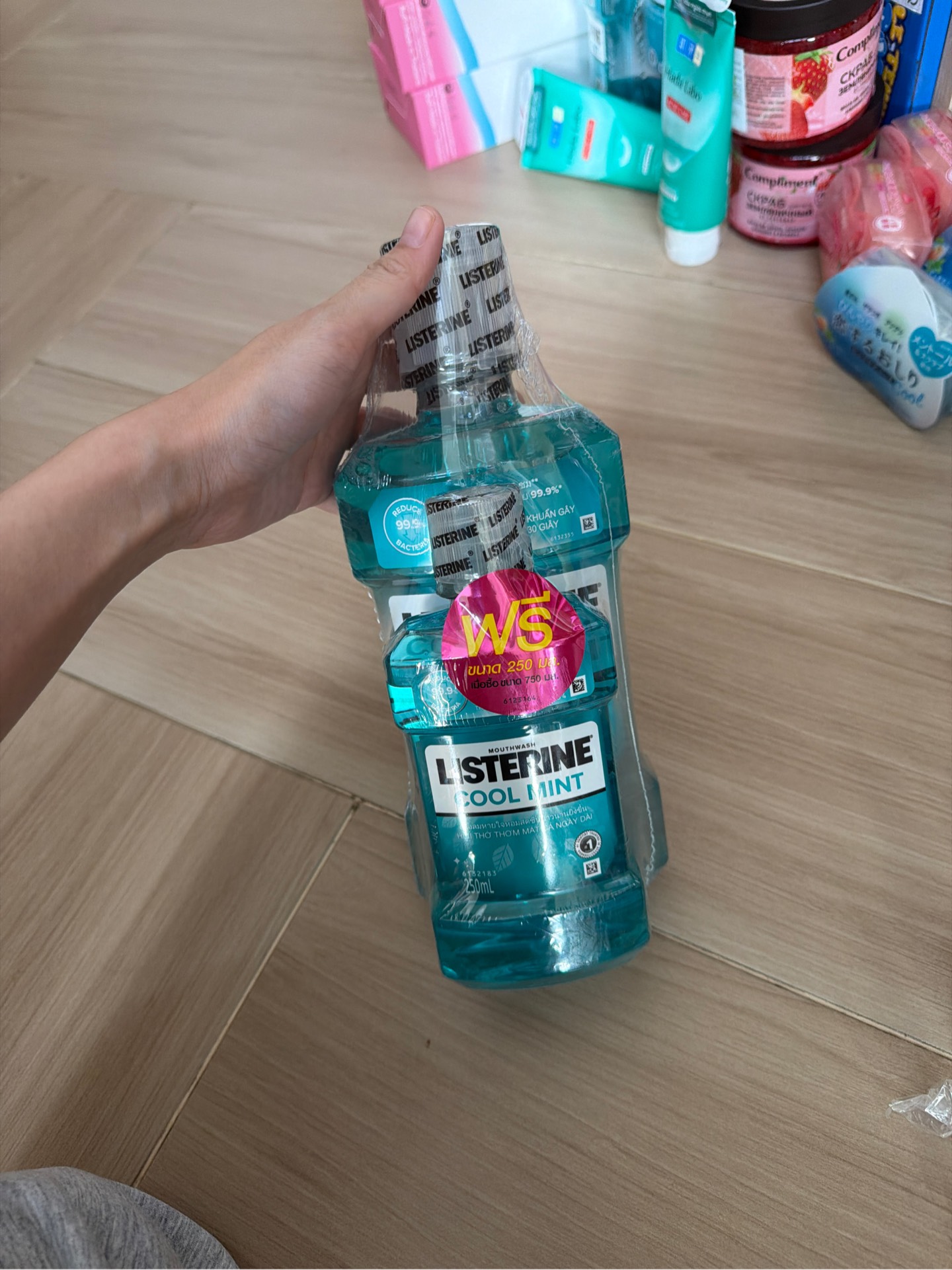 [750ml Tặng 250ml] Nước Súc Miệng Listerine Cool Mint