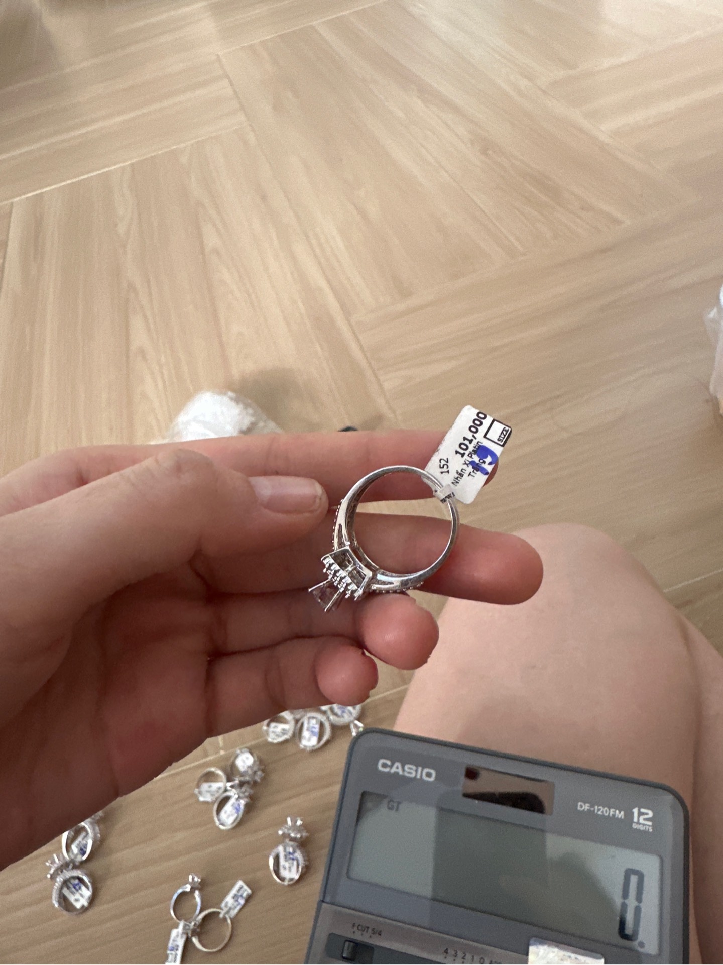 Nhẫn Xi Platin Trắng