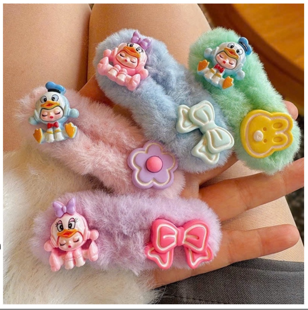 Kẹp Mái Lông Charm Skullpanda