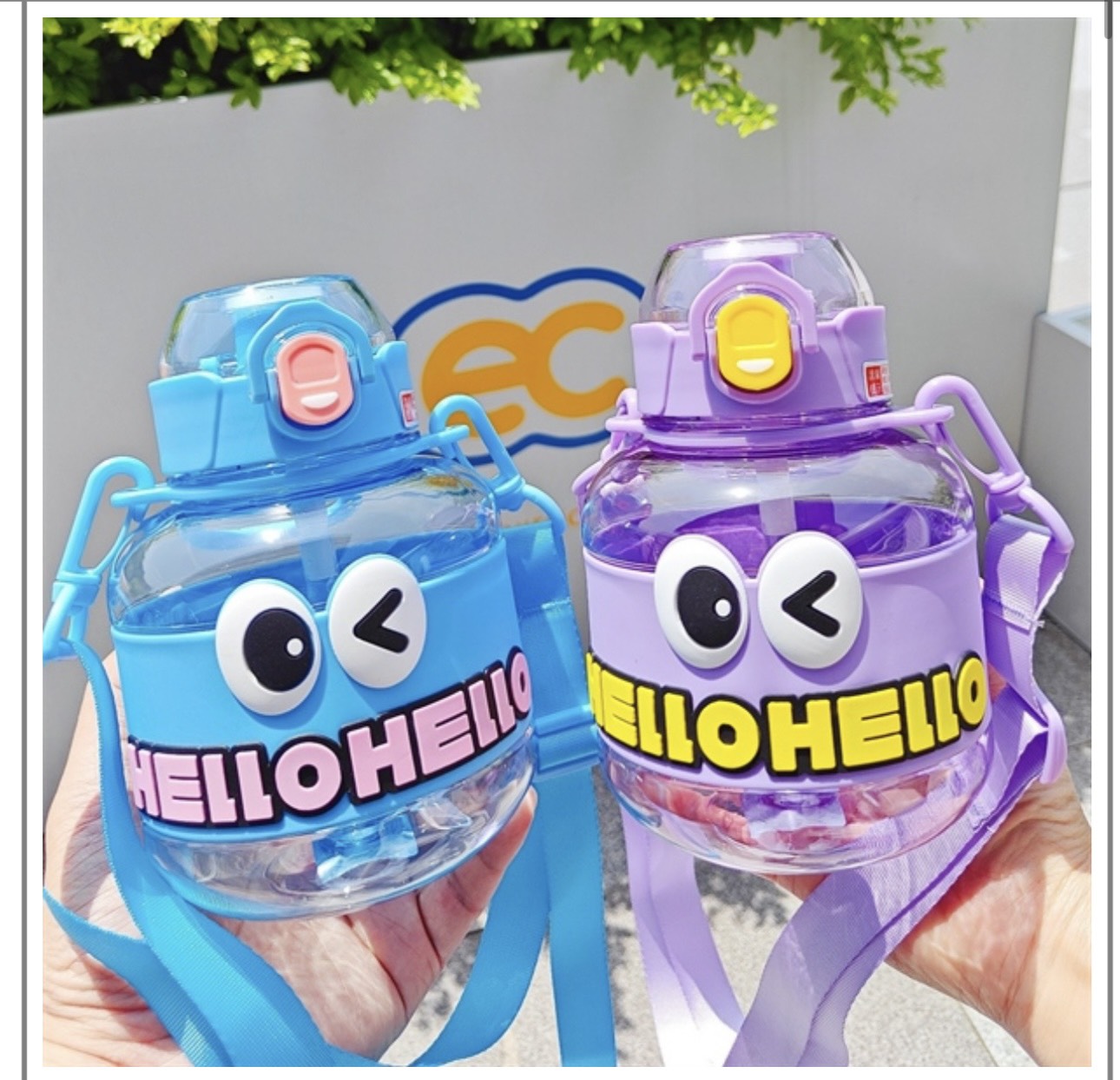 Bình Nước Nhựa Hello Hello 860ml