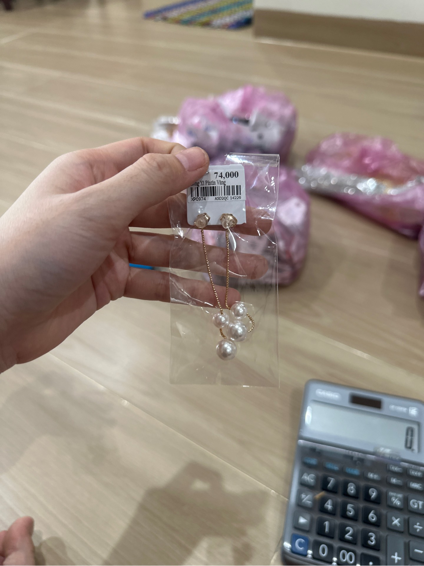 Bông Xi Platin Vàng