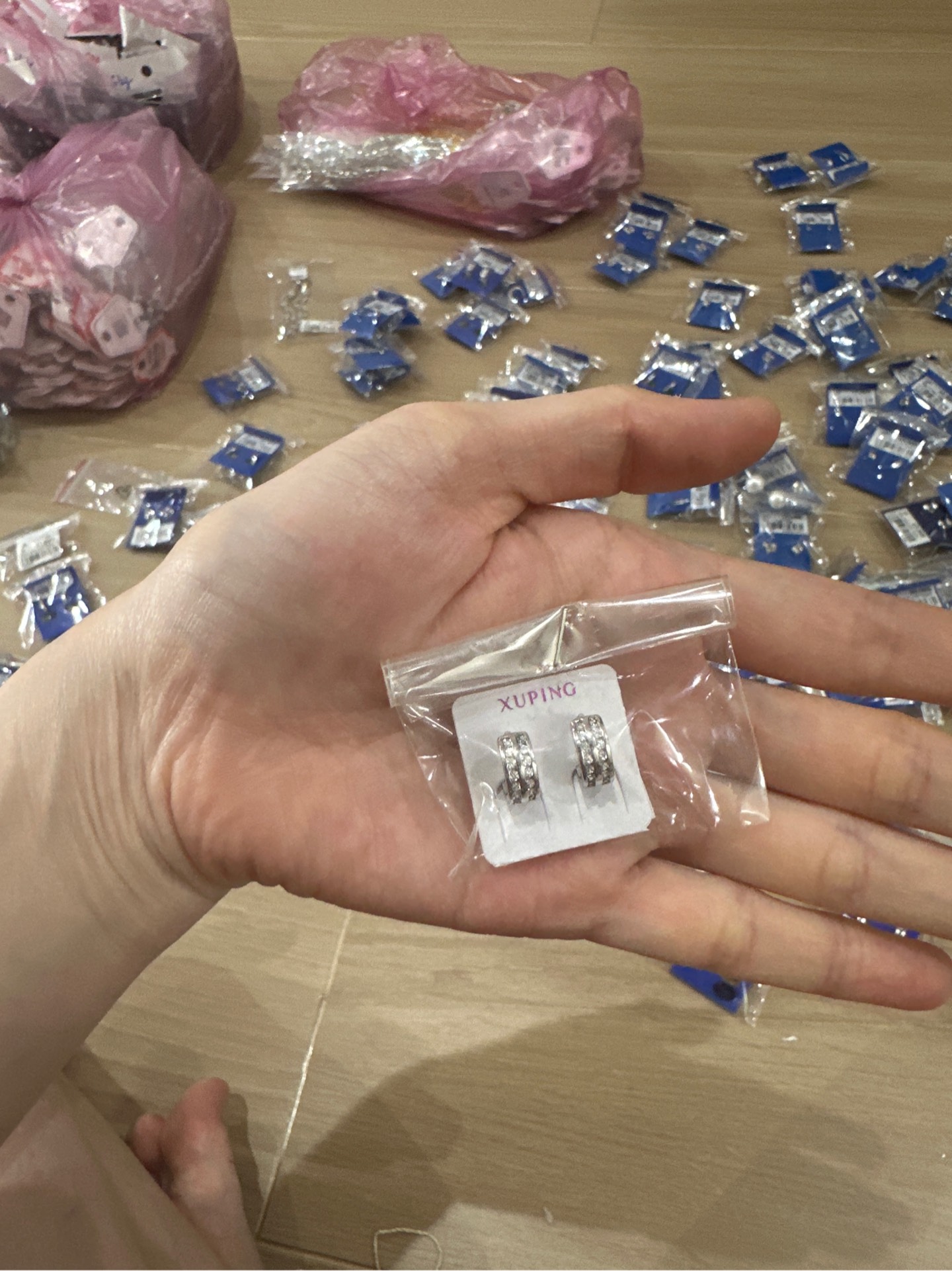 Bông Xi Platin Trắng