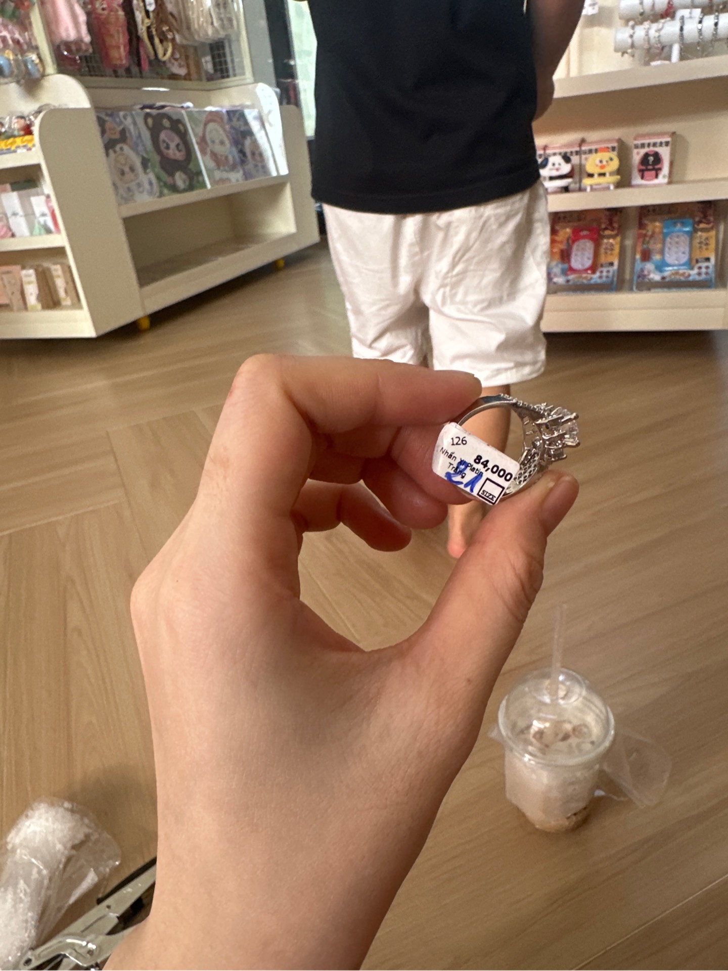 Nhẫn Xi Platin Trắng