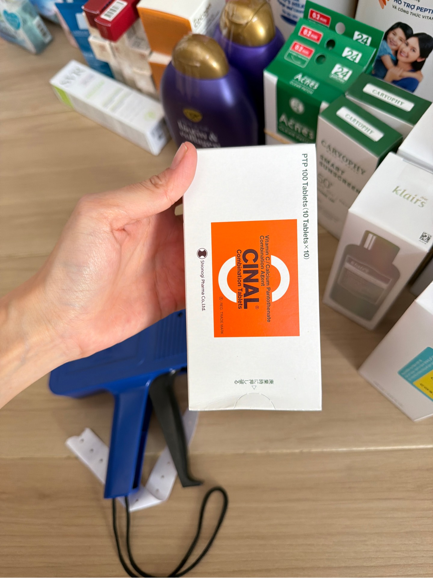 [100 Viên] Viên Vitamin C Cinal Nhật