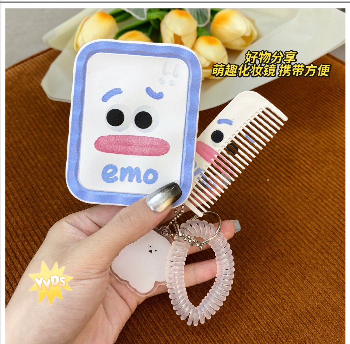 Set Gương Lược Mini