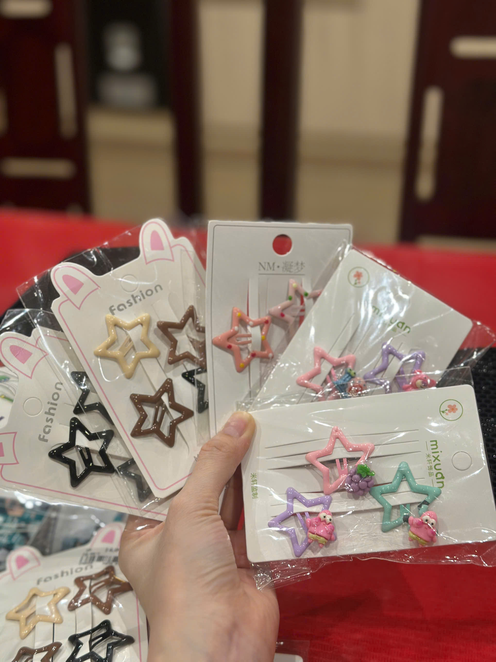 Kẹp Mái Ngôi Sao (Set 3-4)