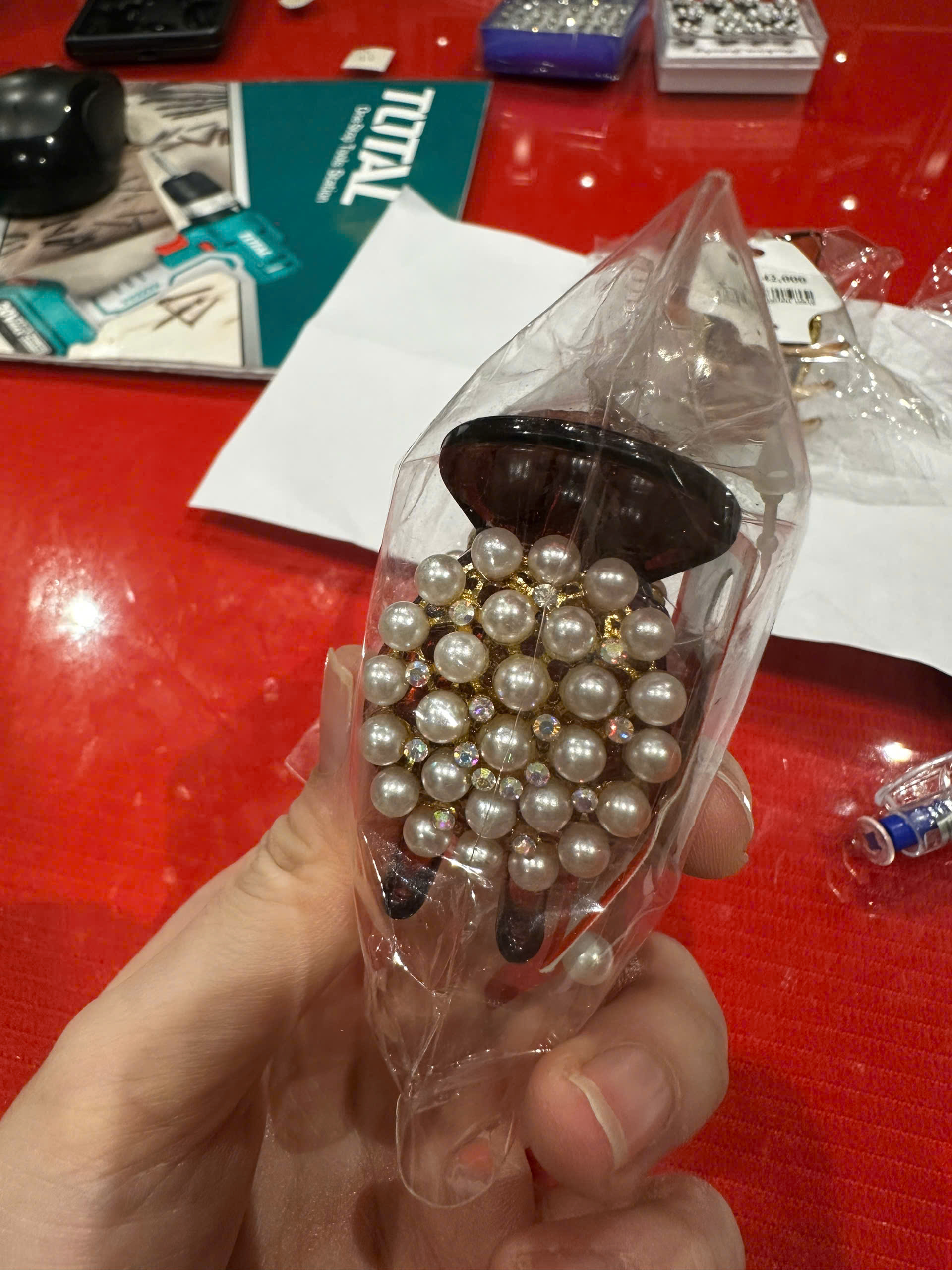 Kẹp Ngọc Trai (3 Răng)