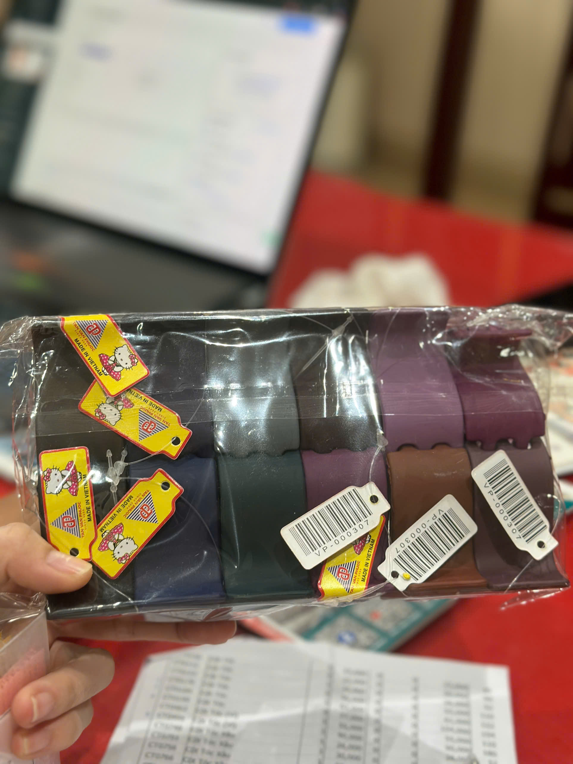 Kẹp Tóc Nhám 5 Răng