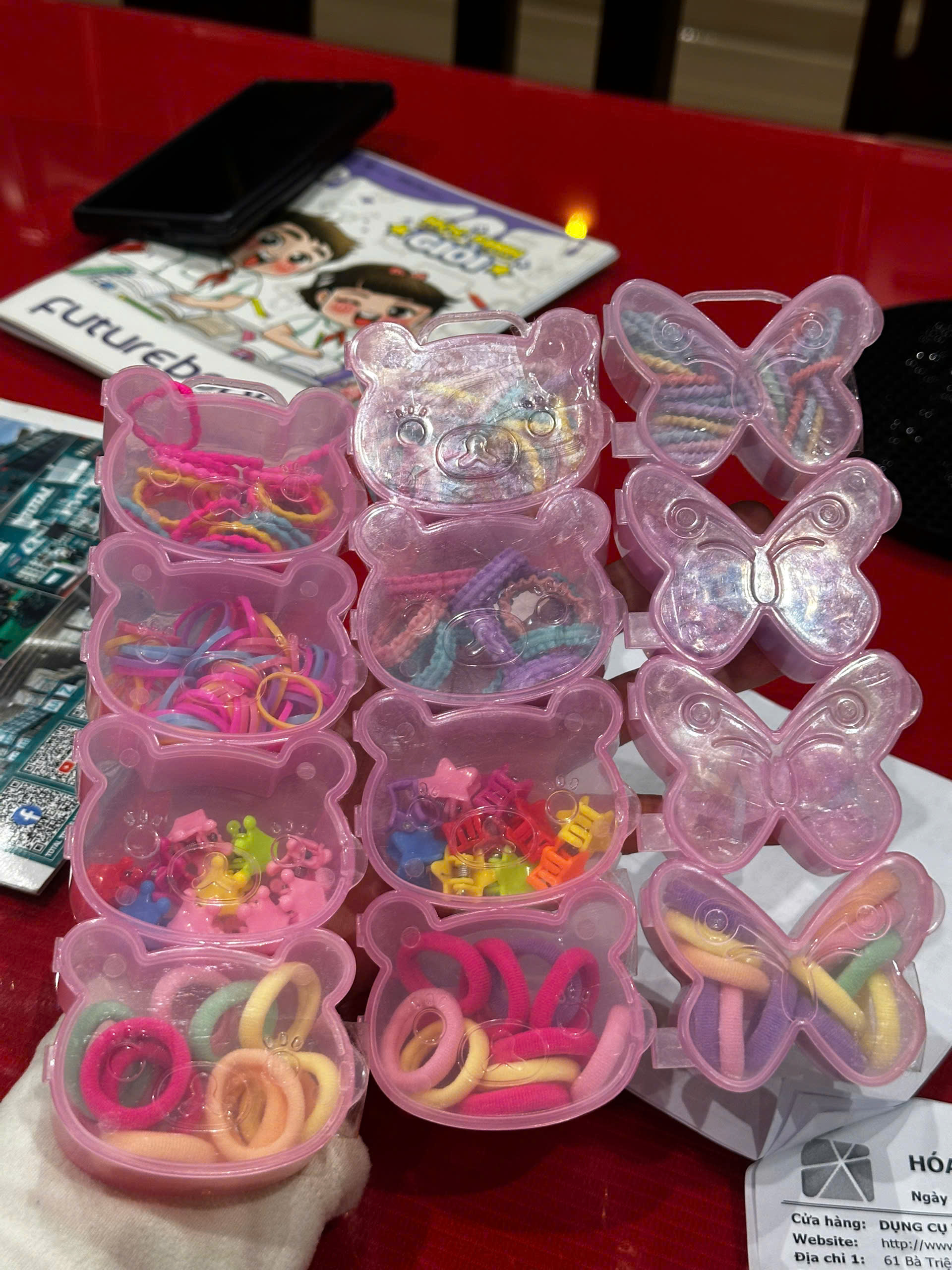 Set Cột Kẹp Tóc Bé