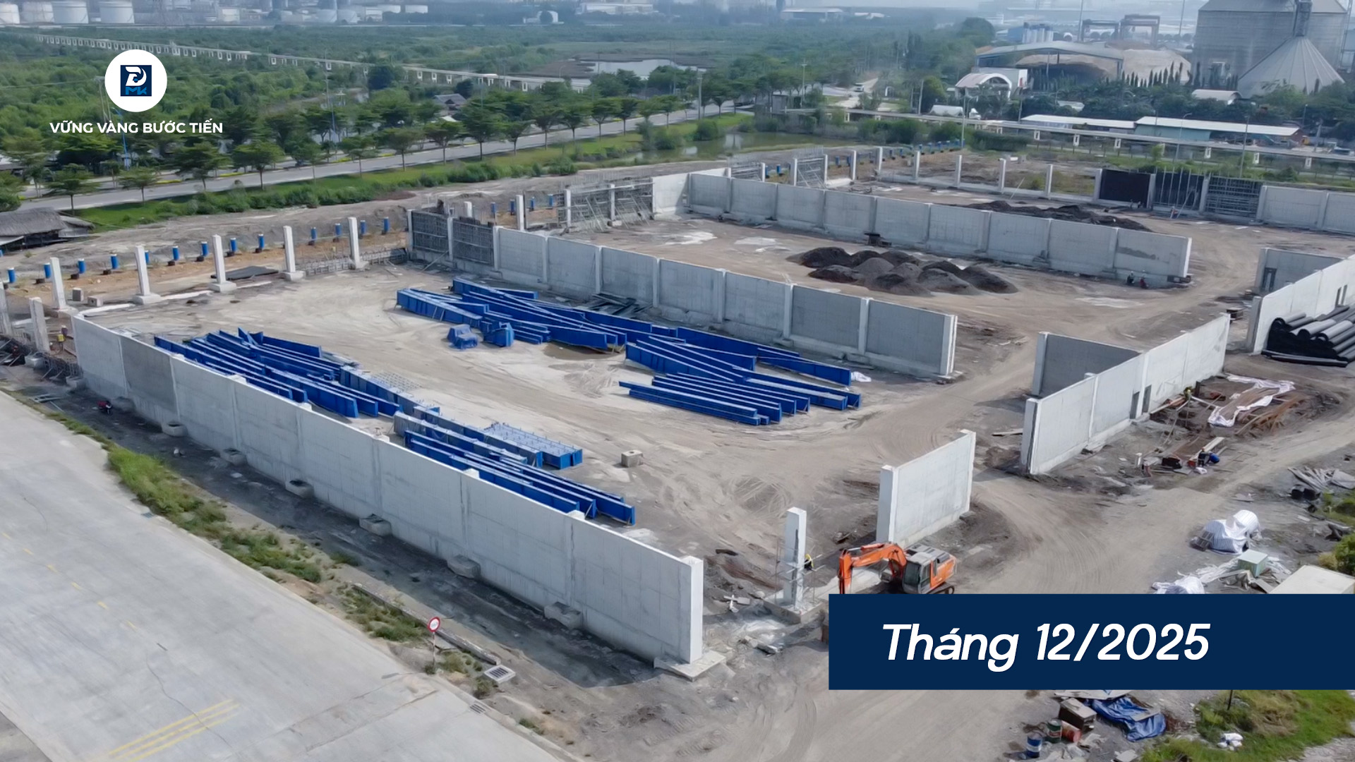 NHÌN LẠI HÀNH TRÌNH THI CÔNG KHO SỐ 1 CẢNG HỒNG LONG