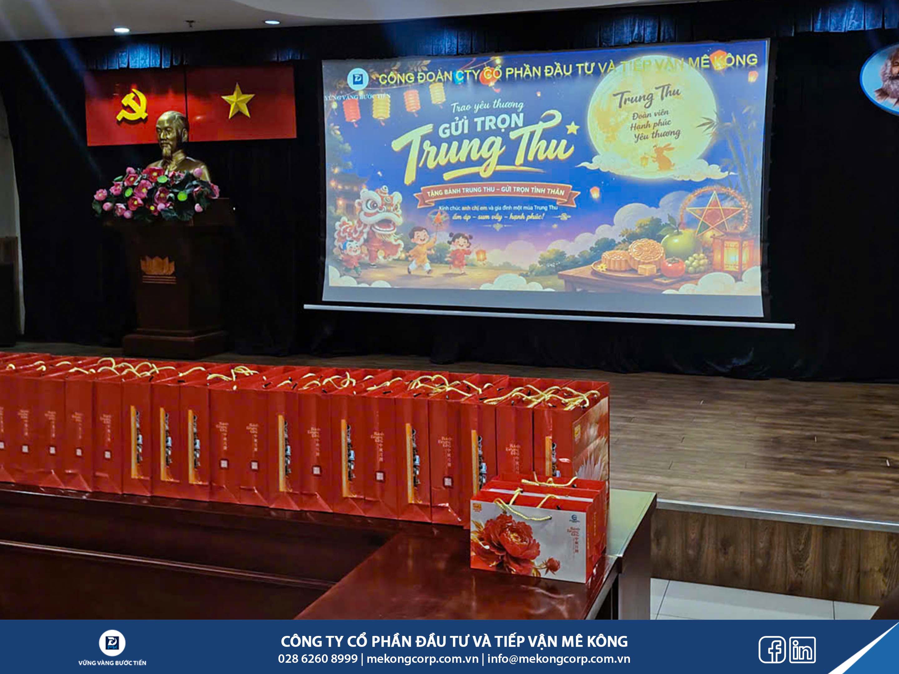 MEKONG CORP TRAO GỬI MÓN QUÀ ĐOÀN VIÊN - MỪNG TRUNG THU TÌNH NGHĨA