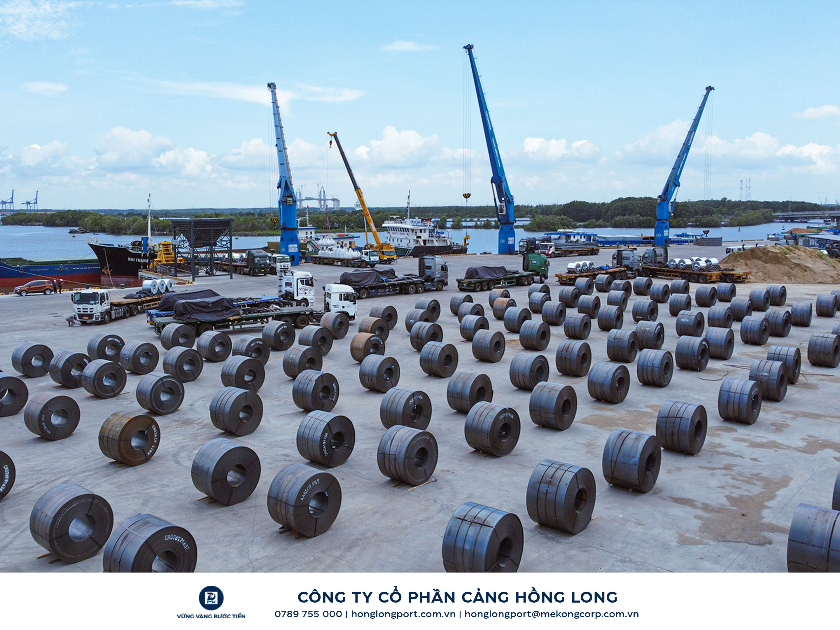 BÃI CHỨA RỘNG ĐẾN 110.000M² - CẢNG HỒNG LONG SẴN SÀNG LƯU TRỮ HÀNG NẶNG VÀ HÀNG SIÊU TRƯỜNG SIÊU TRỌNG