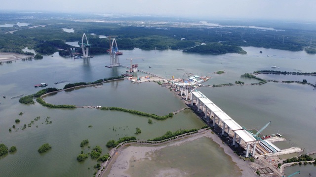 TIẾN ĐỘ CẦU PHƯỚC AN – ĐÒN BẨY LOGISTICS CÁI MÉP – THỊ VẢI