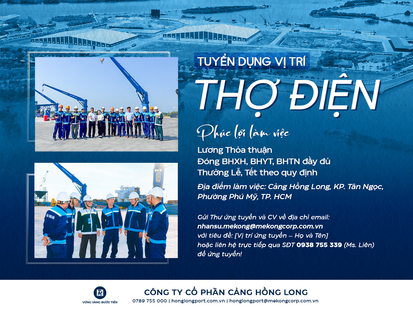 [T7/2026] CẢNG HỒNG LONG TUYỂN DỤNG THỢ ĐIỆN