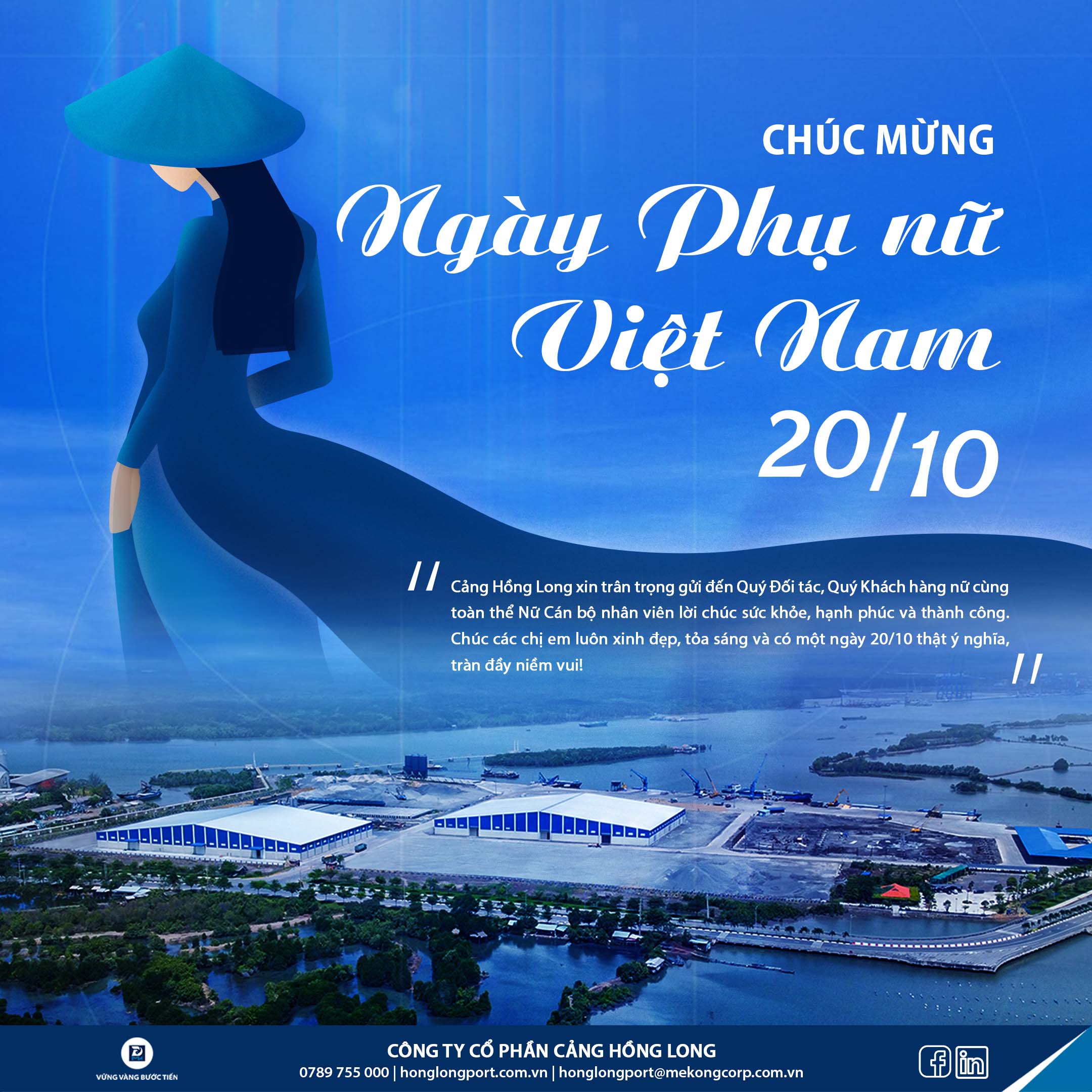 CẢNG HỒNG LONG CHÚC MỪNG NGÀY PHỤ NỮ VIỆT NAM 20/10