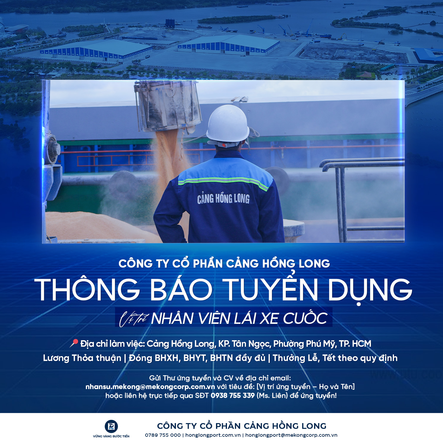 [T7/2026] CẢNG HỒNG LONG TUYỂN GẤP NHÂN VIÊN LÁI XE CUỐC