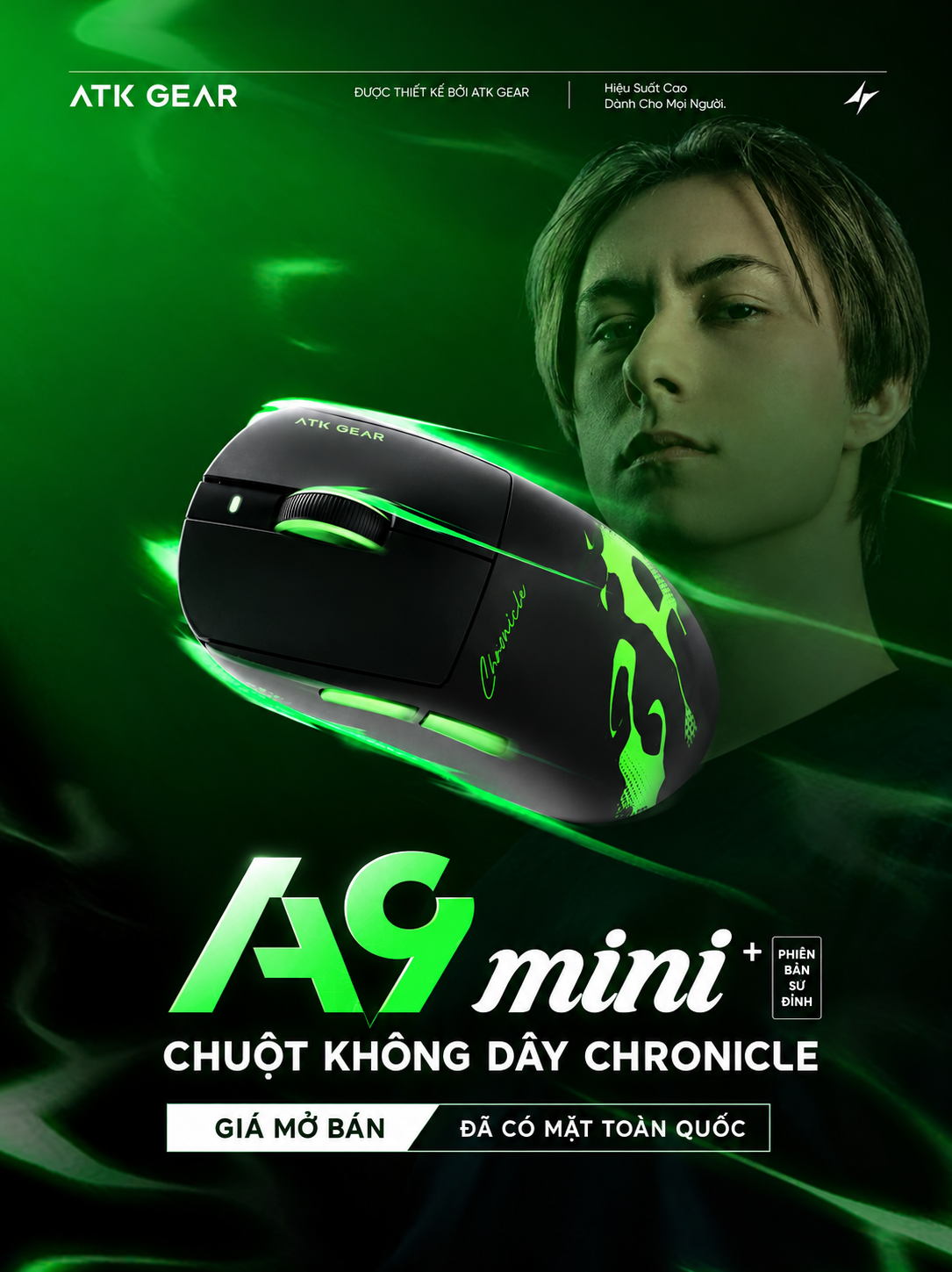 [PRE ORDER] CHUỘT GAMING ATK A9 MINI+ CHRONICLE LIMITED EDITION