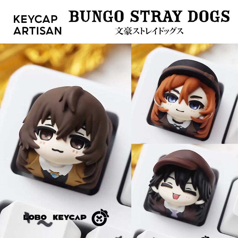 Keycap Artisan LOBO Bungo Stray Dogs - Văn Hào Lưu Lạc