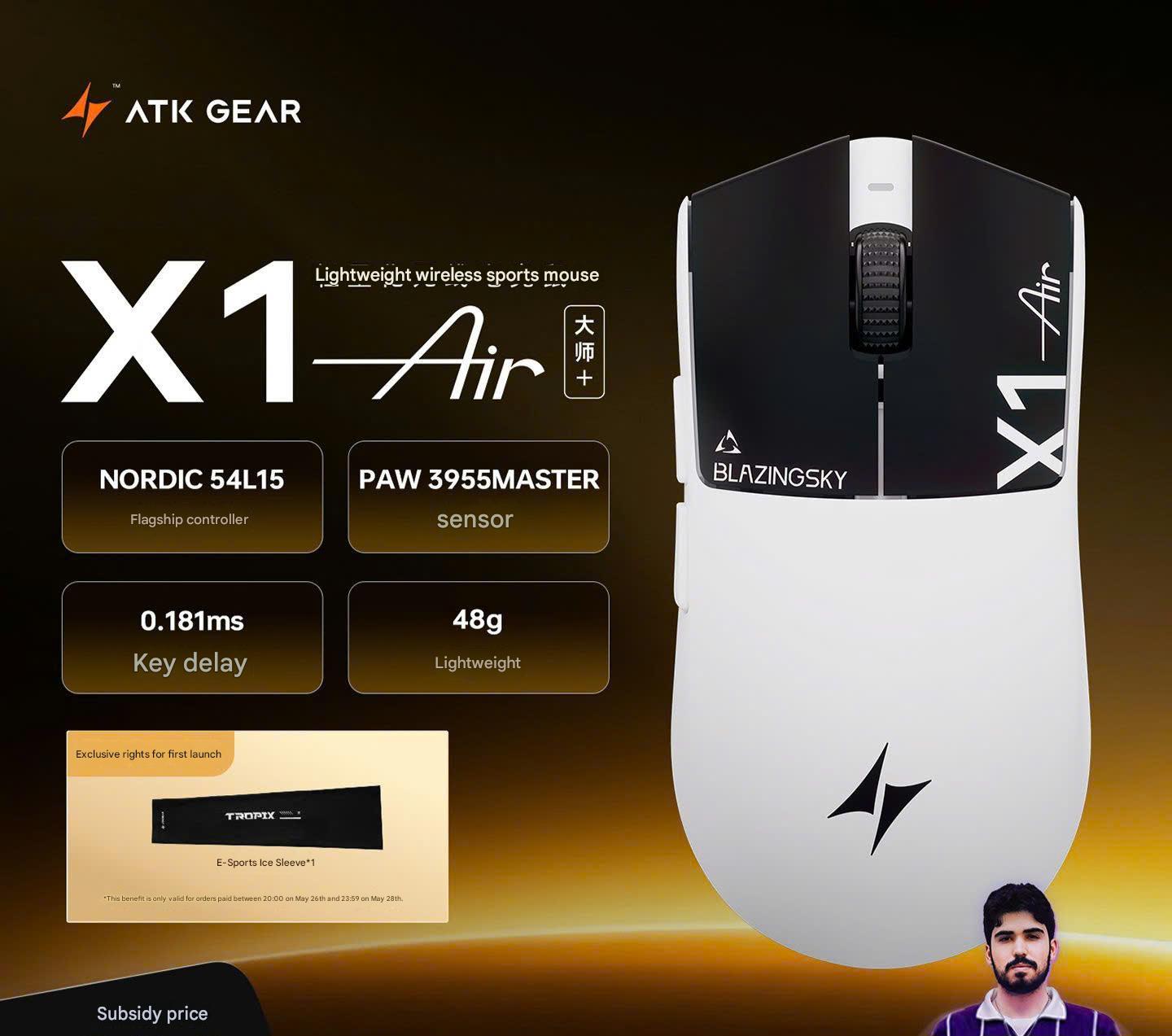 [Group Buy] Chuột Gaming ATK X1 Air + Hiệu Năng Cao Cấp