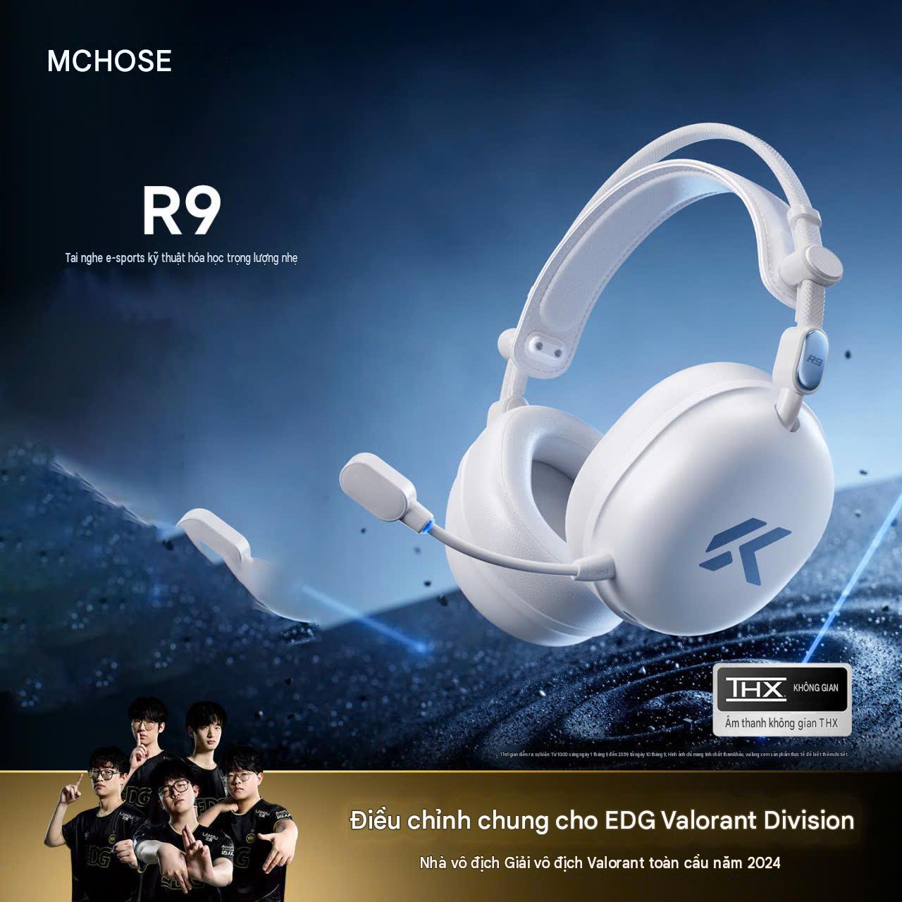 [GROUP BUY] TAI NGHE GAMING KHÔNG DÂY MCHOSE R9 SUPERLIGHT