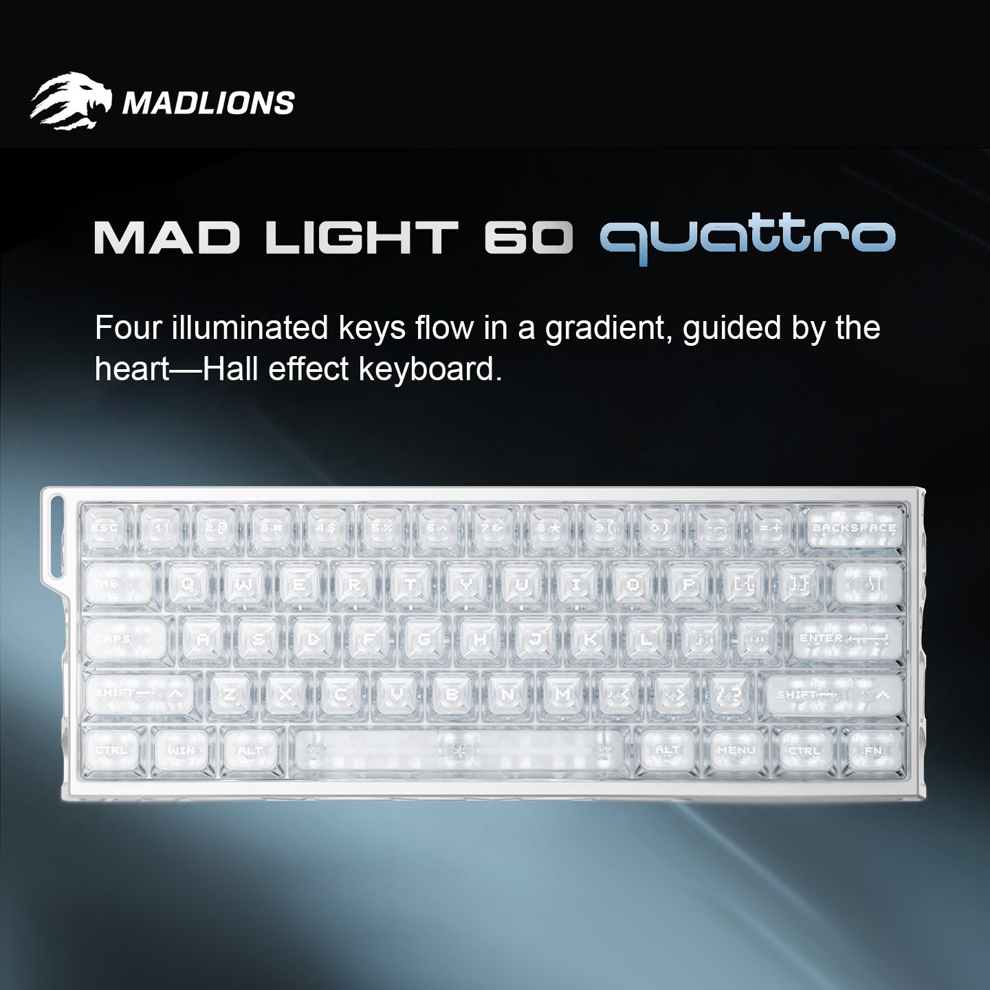 [Group Buy] Bàn Phím Gaming HE MAD Light 60 Quattro