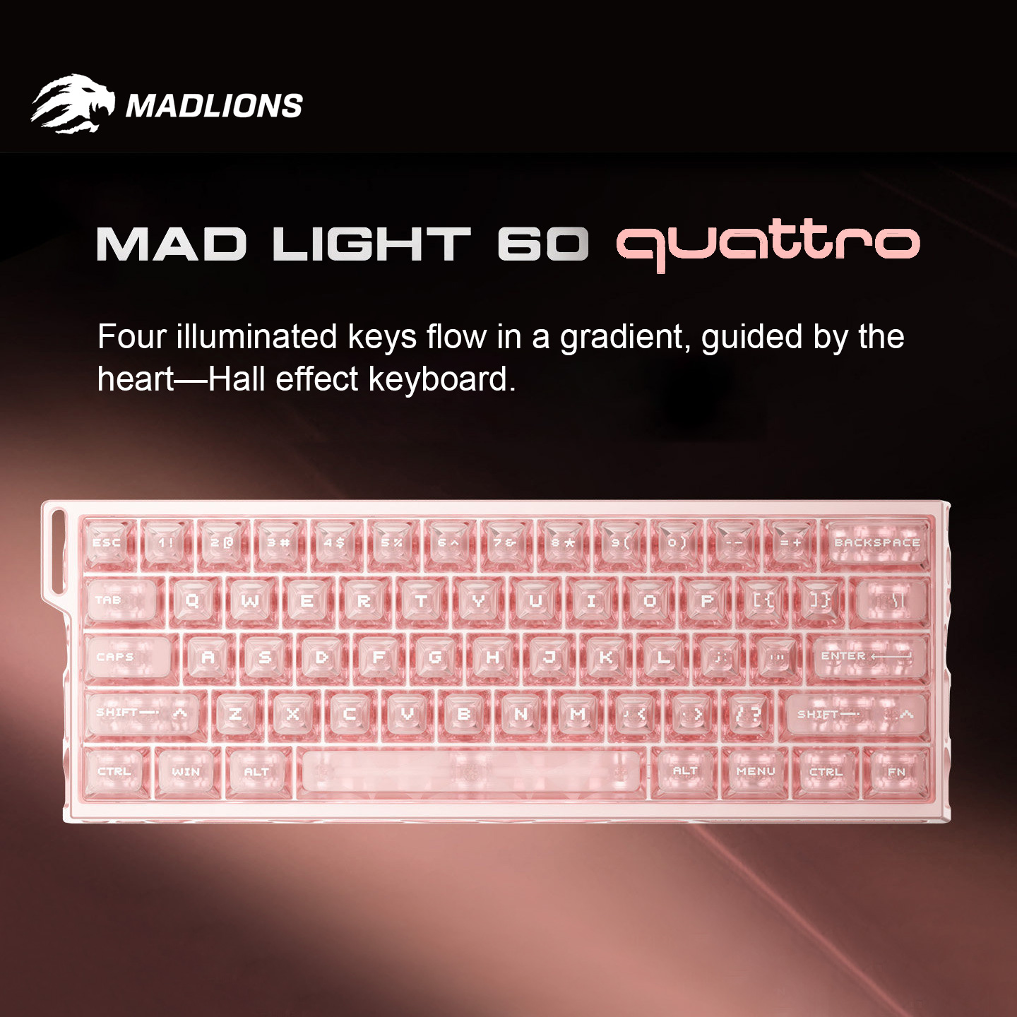 [Group Buy] Bàn Phím Gaming HE MAD Light 60 Quattro